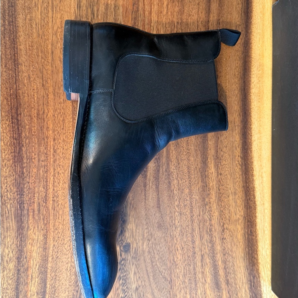 Beckett Siminon - Black Leather Bolton Chelsea Boots - US Mens 11 - Picture 6 of 14